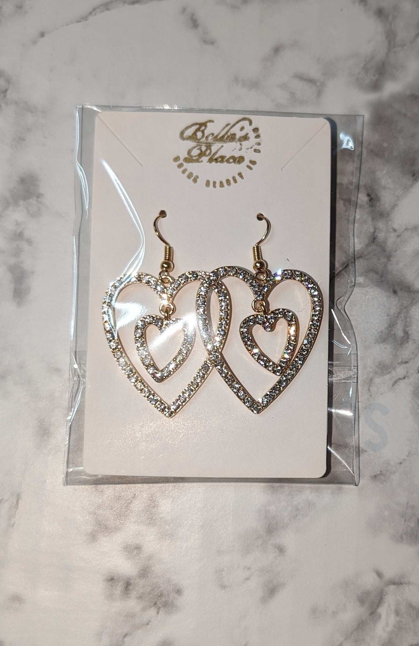 Double Heart Earrings
